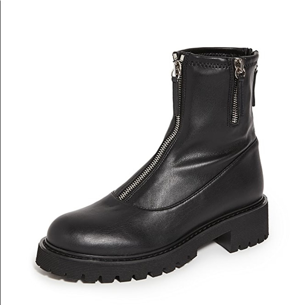 Giuseppe Zanotti Zip Up Combat Boots in Black Size 6.5 - Picture 13 of 13